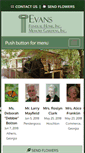 Mobile Screenshot of evansfuneralhomeinc.com